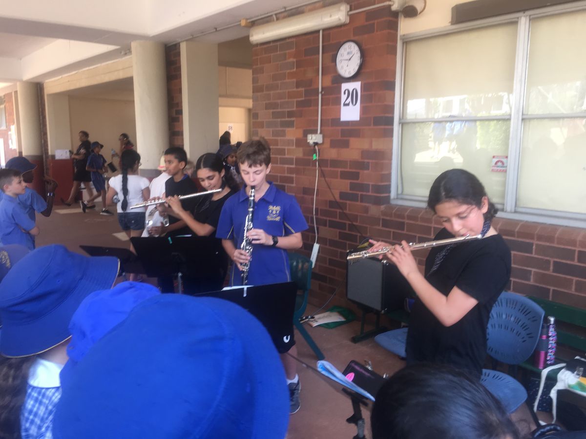 OLMC Students busking